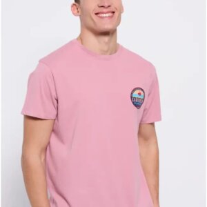 FUNKY BUDDHA T-SHIRT VINTAGE PINK FBM007-062-04