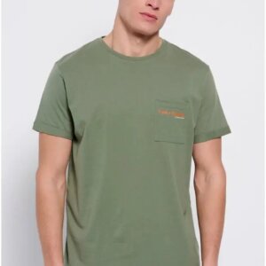 FUNKY BUDDHA T-SHIRT ΤΣΕΠΑΚΙ KHAKI FBM007-011-04