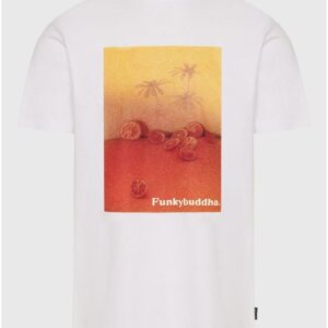 FUNKY BUDDHA T-SHIRT WHITE FBM007-350-04