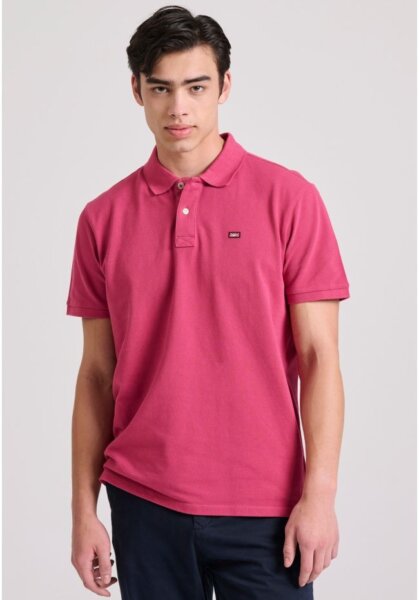 FUNKY BUDDHA POLO ΑΝΔΡΙΚΟ ΒΑΜΒΑΚΕΡΟ ROSE FBM009-001-11 REGULAR FIT