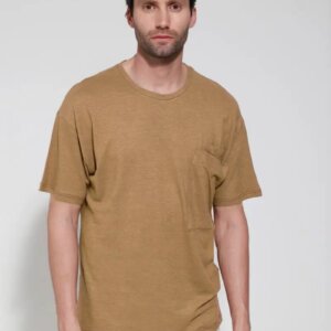 TRESOR T-SHIRT ΑΝΔΡΙΚΟ ΛΙΝΟ CAMEL FREDY 207019 REGULAR FIT