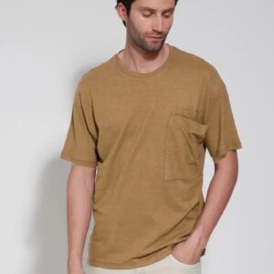 TRESOR T-SHIRT ΑΝΔΡΙΚΟ ΛΙΝΟ CAMEL FREDY 207019 REGULAR FIT