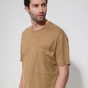 TRESOR T-SHIRT ΑΝΔΡΙΚΟ ΛΙΝΟ CAMEL FREDY 207019 REGULAR FIT