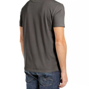 REPLAY T-SHIRT ΑΝΔΡΙΚΟ ΒΑΜΒΑΚΕΡΟ ΓΚΡΙ M6920.000.2660.493 REGULAR FIT