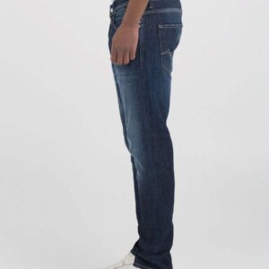 REPLAY JEAN ΑΝΤΡΙΚΟ ΒΑΜΒΑΚΙ ΜΠΛΕ ΣΚΟΥΡΟ WILLBI M1008.000.285720.007 REGULAR SLIM FIT