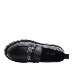 REPLAY ΠΑΠΟΥΤΣΙ LOAFER ΓΥΝΑΙΚΕΙΟ ΜΑΥΡΟ NUMB TAG GWL92.000.C0005S-0003 BLACK