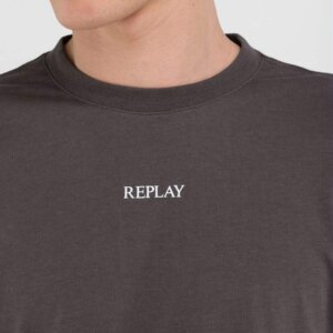 REPLAY T-SHIRT ΜΑΚΡΥΜΑΝΙΚΟ ΑΝΔΡΙΚΟ JERSEY ΓΚΡΙ M6919.000.22524P.093 REGULAR FIT