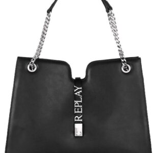 REPLAY ΤΣΑΝΤΑ ΓΥΝΑΙΚΕΙΑ SHOPPER ΜΑΥΡΗ FW3685.000.A0015G.0098