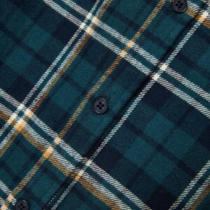 FUNKY BUDDHA ΠΟΥΚΑΜΙΣΟ FLANNEL ΑΝΔΡΙΚΟ ΚΑΡΩ DK MOSS FBM010-027-05