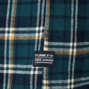 FUNKY BUDDHA ΠΟΥΚΑΜΙΣΟ FLANNEL ΑΝΔΡΙΚΟ ΚΑΡΩ DK MOSS FBM010-027-05