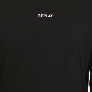 REPLAY T-SHIRT ΜΑΚΡΥΜΑΝΙΚΟ ΑΝΔΡΙΚΟ JERSEY ΜΑΥΡΟ M6919.000.22524P.098 REGULAR FIT