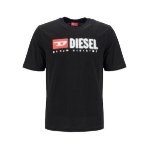 DIESEL T-SHIRT ΑΝΔΡΙΚΟ ΜΑΥΡΟ A015025-0GRAI-9XX T-ADJUST-K14 REGULAR FIT