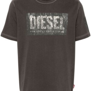 DIESEL T-SHIRT ΑΝΔΡΙΚΟ ΓΚΡΙ A14886-0DMAA-93R T-ADJUST-Q1 REGULAR FIT