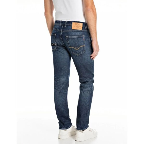 REPLAY JEAN ΑΝΔΡΙΚΟ ΜΠΛΕ GROVER MA972P.000.727.740 STRAIGHT FIT