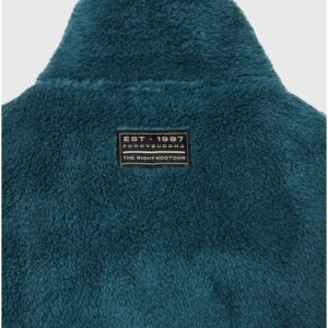 FUNKY BUDDHA ΖΑΚΕΤΑ FLEECE ΓΥΝΑΙΚΕΙΑ TEAL FBL010-135-06 REGULAR FIT