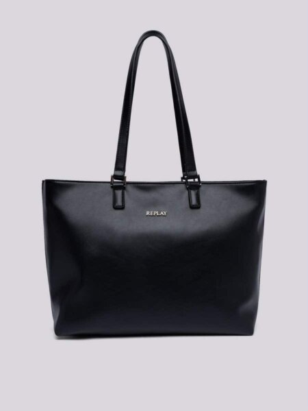 REPLAY ΤΣΑΝΤΑ SHOPPER ΓΥΝΑΙΚΕΙΑ ΜΑΥΡΗ FW3333.006.A0420A.098