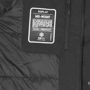 REPLAY JACKET ΑΝΔΡΙΚΟ PARKA ΜΑΥΡΟ M8419.000.85030.098 REGULAR FIT