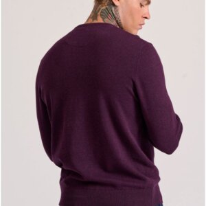 FUNKY BUDDHA ΠΟΥΛΟΒΕΡ ΑΝΔΡΙΚΟ ΜΩΒ-PLUM MEL FBM010-001-09 REGULAR FIT