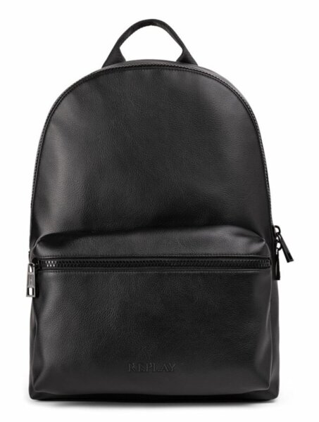 REPLAY BACKPACK ΔΕΡΜΑΤΙΝΟ ΜΑΥΡΟ FM3708.000.A0502C.0098