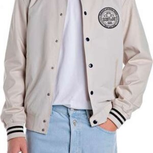 REPLAY JACKET BOMBER ΑΝΔΡΙΚΟ ΜΠΕΖ M8441.000.85120.013 REGULAR FIT